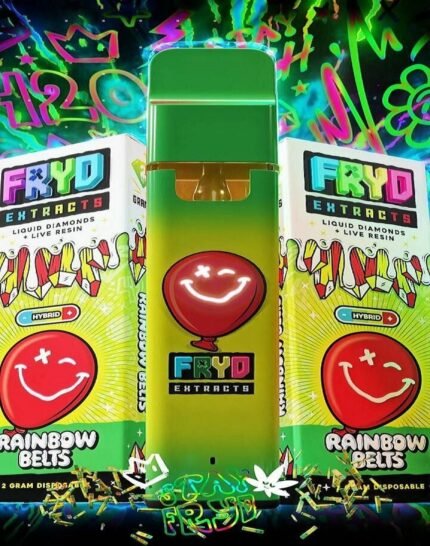 Rainbow Belts Fryd Disposable – 2G Hybrid Liquid Diamonds + Live Resin