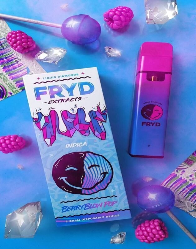 Berry Blow Pop Fryd Disposable - 2G Indica Liquid Diamond