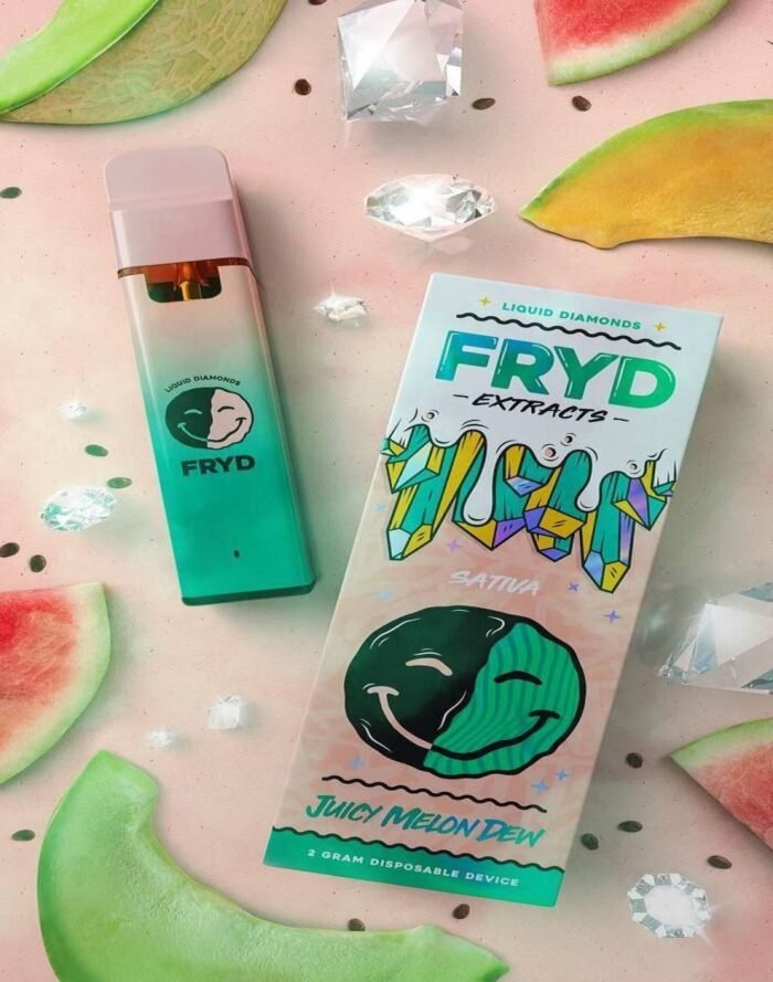 Juicy Melon Dew Fryd Disposable – 2G Sativa Liquid Diamonds