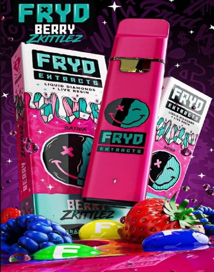 Berry Zkittlez Fryd Disposable Vape – 2G Sativa Liquid Diamonds + Live Resin